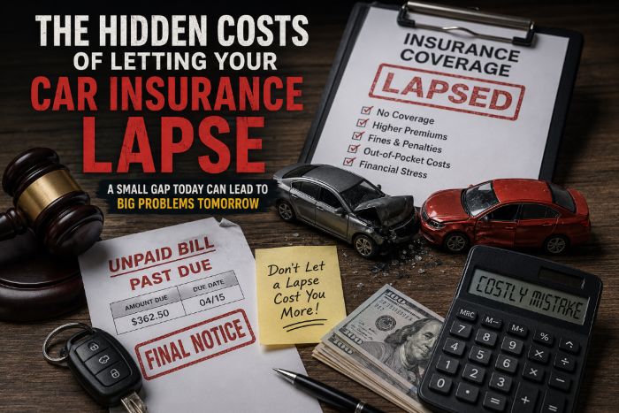 THE HIDDEN COSTS OF LETTING YOUR CAR INSURANCE LAPSE