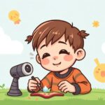 AI turns a simple hand-drawn sketch into a colorful cartoon character