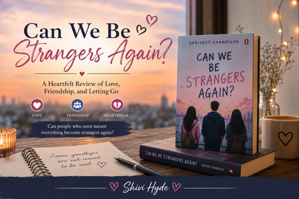 Can We Be Strangers Again book review by Shivi Hyde